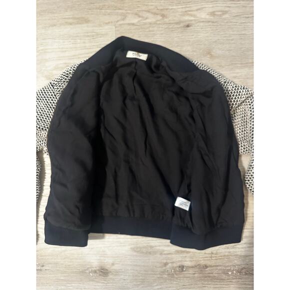Marine Layer Birdseye Bomber in Black/White size Small - Picture 4 of 5